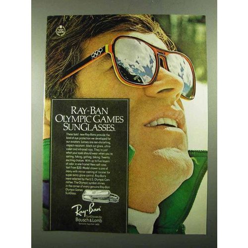 1976 Ray-Ban Olympic Games Sunglasses Ad