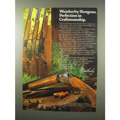 1979 Weatherby Olympian, Regency, Patrician Shotgun Ad