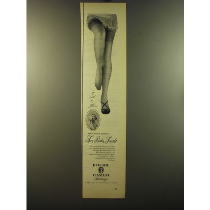 1950 Bur-Mil Cameo Stockings Advertisement - It could be you