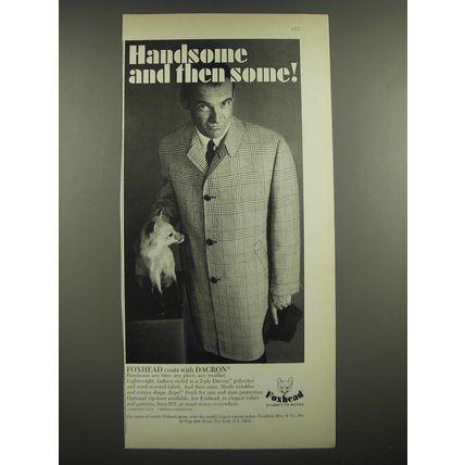 1968 Foxhead Coats Ad - Handsome and then some!