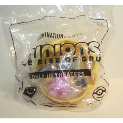 2020 McDonalds Minions The Rise of Gru #41 Blonde Girl Singer Mint in Package