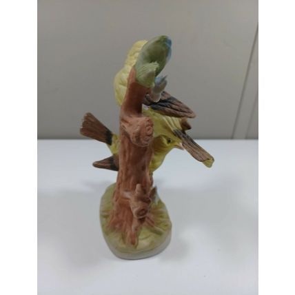 7 inch 2 yellow birds fiquire on branch