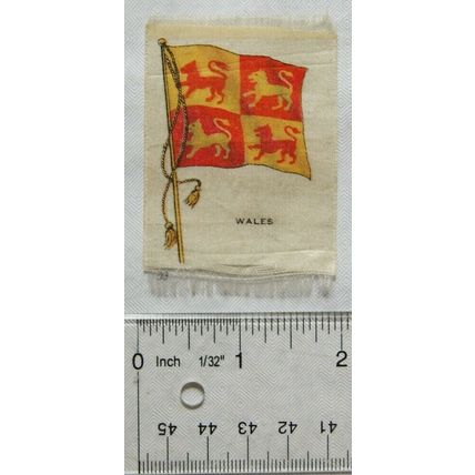 Cigarette silk - Wales flag