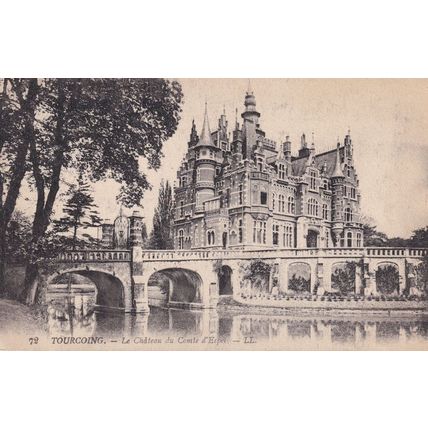 Tourcoing Le Chateau du Comte d Hespel Espel French Postcard