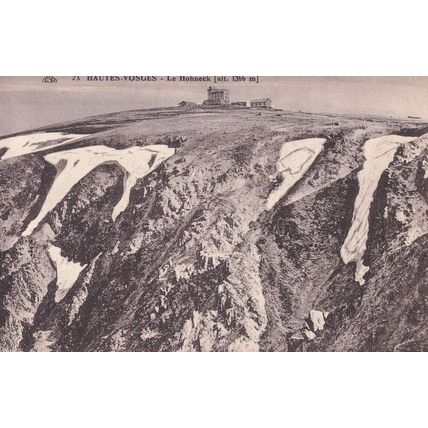 Hogneck Haute Vosges Spectacular French Old Aerial Postcard