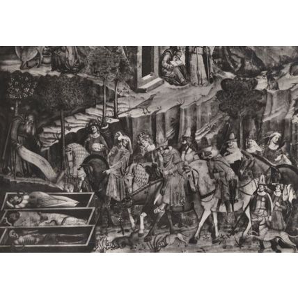 Pisa The Triumph Of Death Italy Real Photo Postcard
