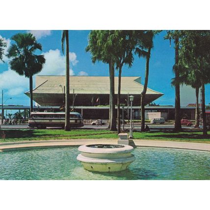 Salvador Castro Alves Teatro Theatre Brazil Postcard
