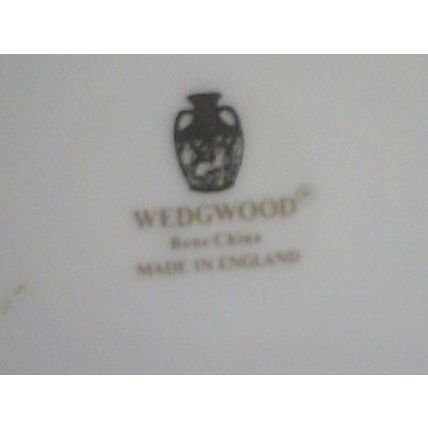 Wedgwood trinket round box with blue floral print top
