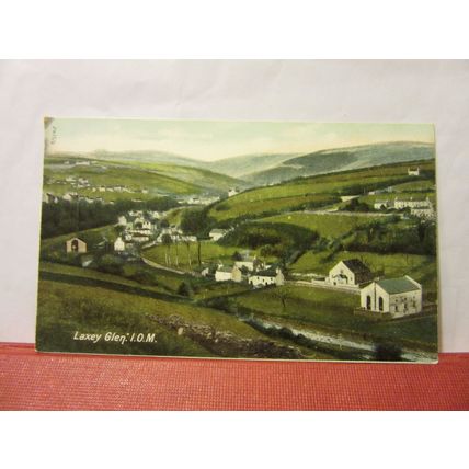 LAXEY GLEN, ISLE OF MAN unused antique postcard. Hartmann =