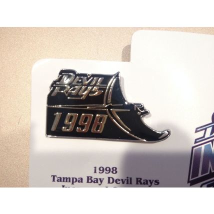 DEVIL RAYS INAUGURAL SEASON PIN 1998