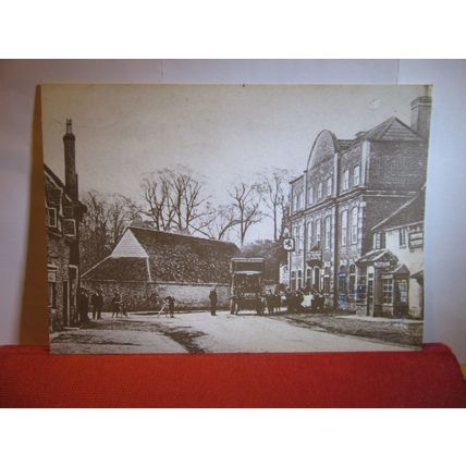 c. 1910, HIGH STREET, LACOCK, WILTSHIRE. unused postcard #