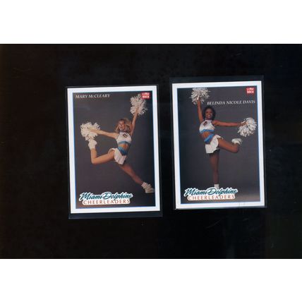 MARY McCLEARY Miami Dolphins CHEERLEADERS #185 1992 LIME ROCK TRADING CARD HOT!