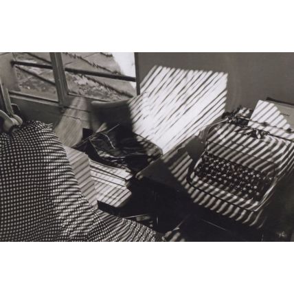 French 1982 Typewriter in Office Award Photo Postcard