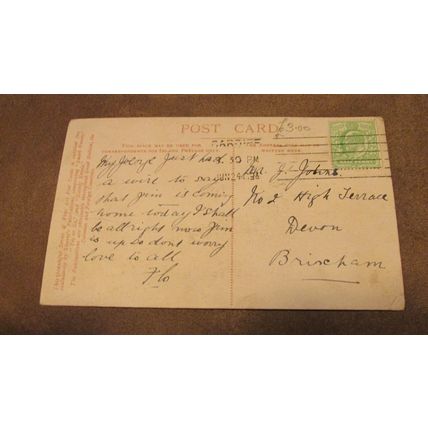 1909 fr postcard - Unfathomable - Norfolk Coastline