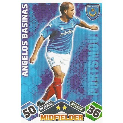 Match Attax 2009/10 Collection: Portsmouth, Midfielder - Basinas