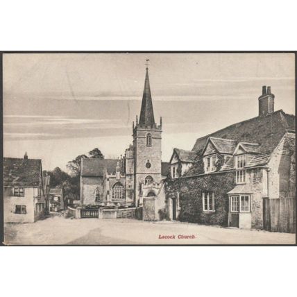 Lacock Church, Wiltshire, c.1905-10 - Woodward Postcard