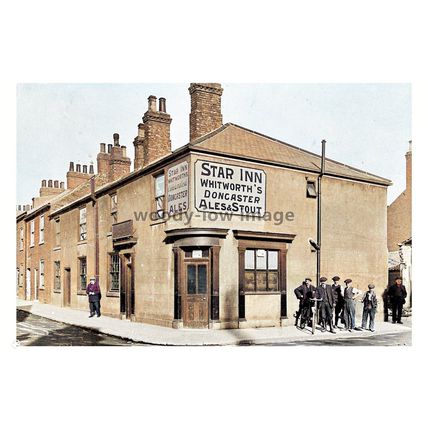 ptc9688 - Yorks - Star Inn on Cemetery Rd. Corner c1900 Doncaster - print 6x4