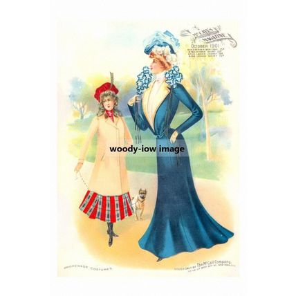 rp10653 - Ladies & Girls Fashion from 1901 - ideal to frame - print 6x4