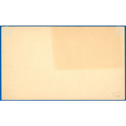 1897 Postal Card #UX14 Variety! Horizontal Laid Paper! Unlisted & Scarce!