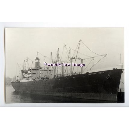 c3241 - United States Line Cargo Ship - American Press - photograph