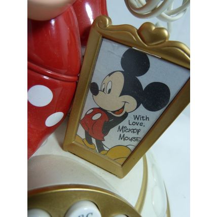 Vintage Telemania Disney Minnie Mouse Landline Phone Pushbutton* WORKS