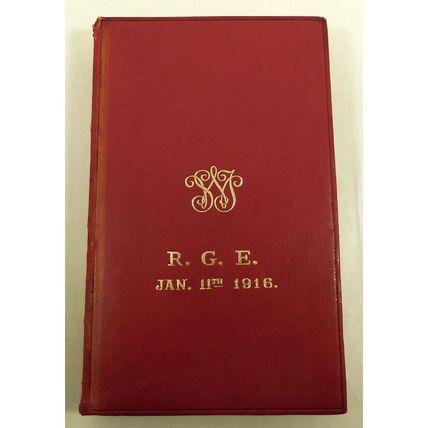 Antique Leather Bound Book Shrewsbury A Romance By S Weyman 1911 Evans Family