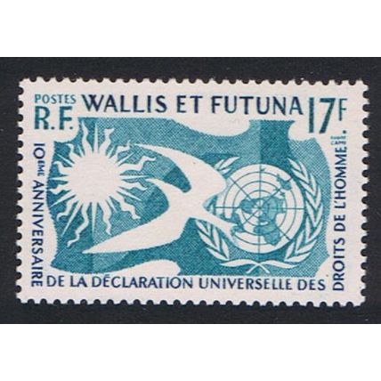 Wallis and Futuna Declaration of Human Rights 1958 MNH SG#171 Sc#153