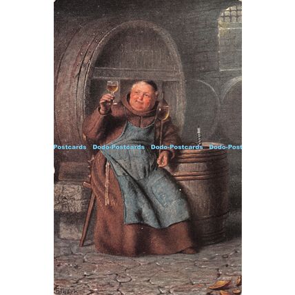 R300494 A man with a glass of wine E P Dutton Ernest Nister Series 121