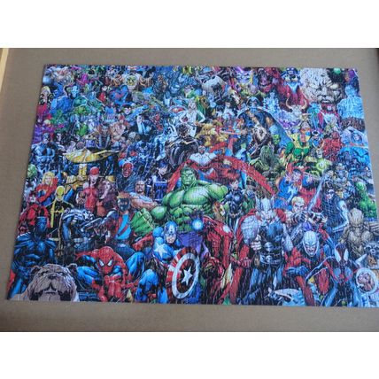 Clementoni Jigsaw Marvel Impossible 1000 Piece Puzzle & Poster
