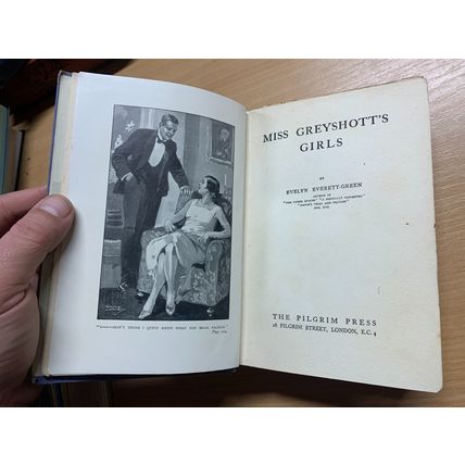 c1933 EVELYN EVERETT-GREEN "MISS GREYSHOTT'S GIRLS" FICTION ANTIQUE BOOK (P4)