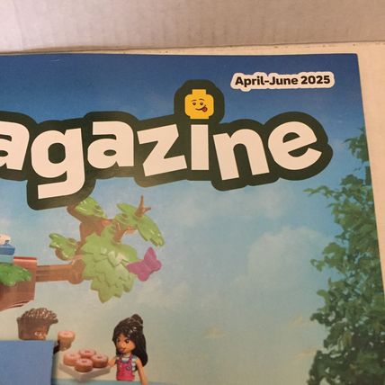 April-June 2025 Lego Magazine with Lego Minecraft Poster