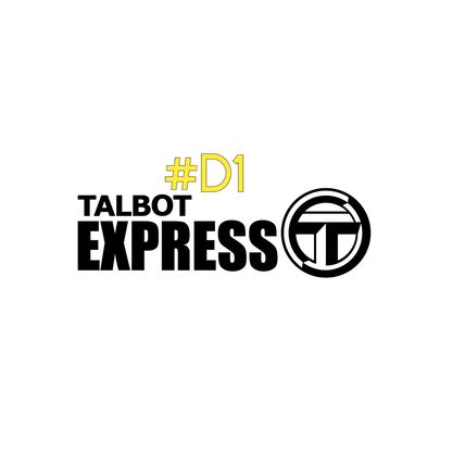 TALBOT EXPRESS WITH LOGO CAMPER DECAL BONNET 2 DESIGNS MANY COLOURS