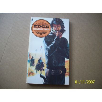 EDGE #25 Violence Trail -George G. Gilman- Nel Paperback book 1978