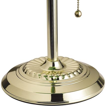Catalina Lighting Traditional Desk Lamp, Green, Smart Home Capable for Home Offi