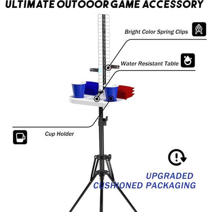 Cornhole Scoreboard 2 Sets Cornhole Score Keeper with Drink Holder Corn Hole Gam