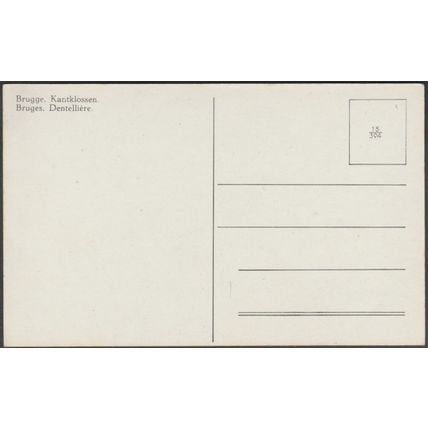 Kantklossen, Brugge, c.1920s - Briefkaart