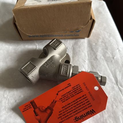 Weld 3/4" Spirax Sarco A351 CF8,67986 Y Strainer W/blowdown Connector,AG