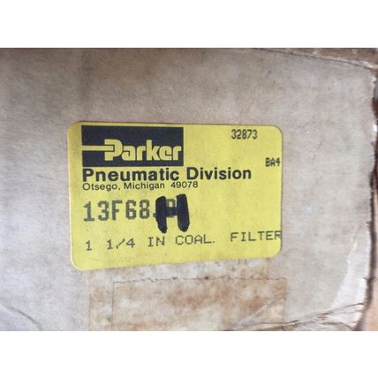 PARKER 13F68H OIL WATER REMOVAL FILTER PNEUMATIC 250 PSIG REGULATOR,1-1/4",BE,BW