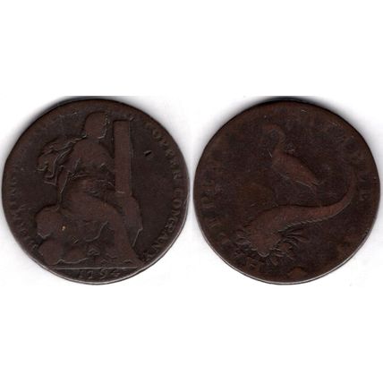 Great Britain. Birmingham Halfpenny 1794. dy21215