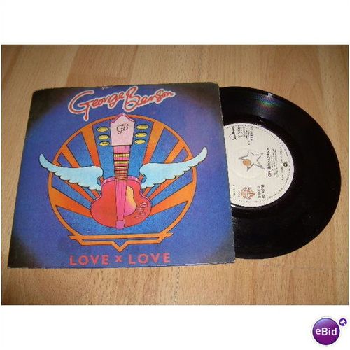 george benson, love x love . 1980 7" p/s. wb , k 17699