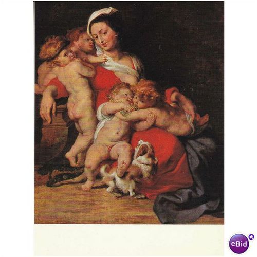 Colour Postcard - Charity by Rubens