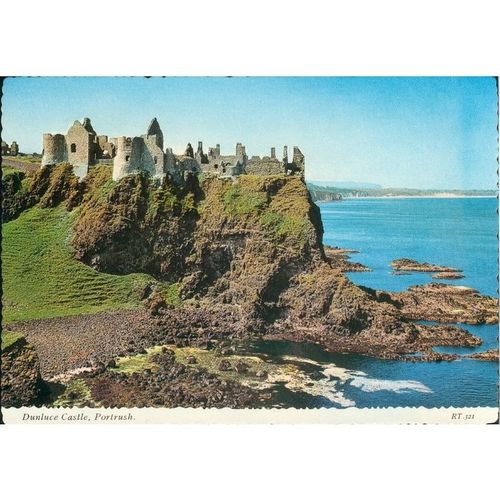 Dunluce Castle, Portrush, N. Ireland - Bamforth & Co Ltd. 6"x4" - RT.321