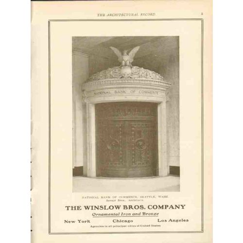 winslow bros company 1911 national bank commerce seattle wa vintage ad