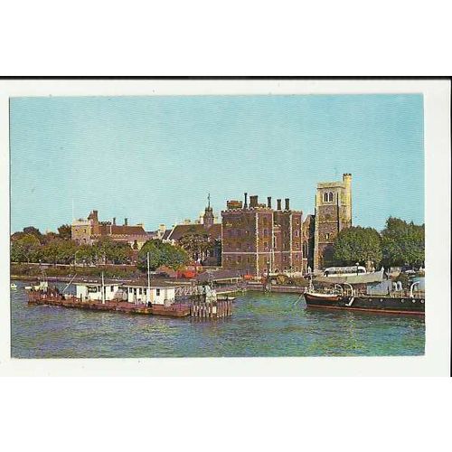 LONDON Lambeth Palace & River Thames Postcard by Avon (AL 12)