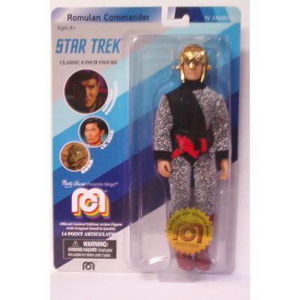 STAR TREK ' MEGO ' 8 inch ROMULAN COMMANDER figure (2018)