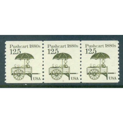 2133 12.5c Pushcart Fine MNH Dry Gum PNC 1/3 W0395