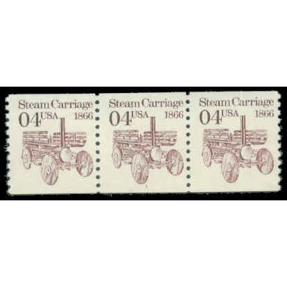 2451 4c Steam Carriage Vine MNH Dry Gum PNC 1/3 R0068