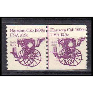 1904 10.9c Hansom Cab Fine MNH Dry Gum CNP Left 1 PA0420