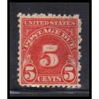 Used J83a 5c Postage Due Fine K1458