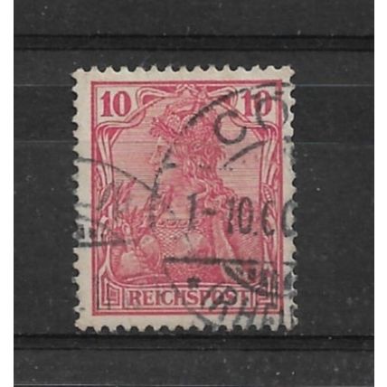Germany.SG55 10pf "Germania" (Red).Fine Used.Nov21
